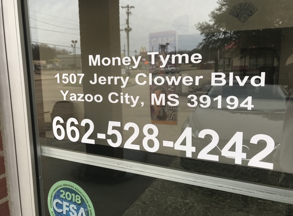 Money Tyme Payday Loans - Yazoo City, MS