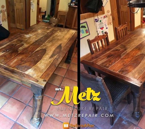 Mr. Metz Furniture Repair - Bronx, NY. Table restoration