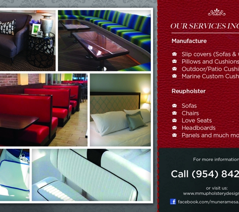 M&M Upholstery and Design, Inc - Sunrise, FL