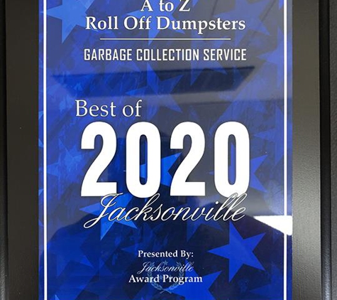 A To Z Roll-Off Dumpsters - Jacksonville, FL