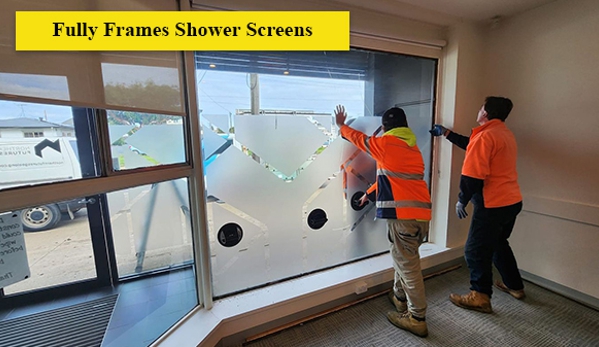 North Geelong Glass Pty Ltd - Rippleside, VIC. Fully Frames Shower Screens