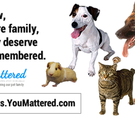 Pet Funeral & Cremation Service of New York City Inc. - New York, NY. http://pets.youmattered.com
