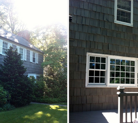 Precision Painting Plus of Nassau County - Westbury, NY. exterior-siding-painting-roslyn