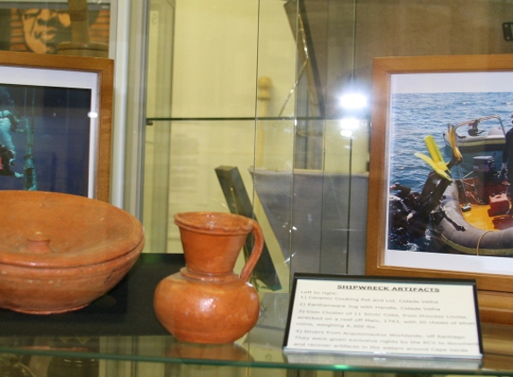 Cape Verdean Museum Exhibit - East Providence, RI. Old items found in a shipwreck.