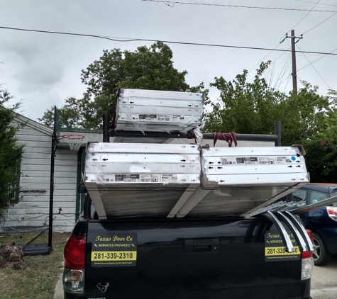 Texas Door Company - Bacliff, TX. Out with the old, in with the new