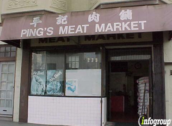 Ping's Meat Market - San Francisco, CA