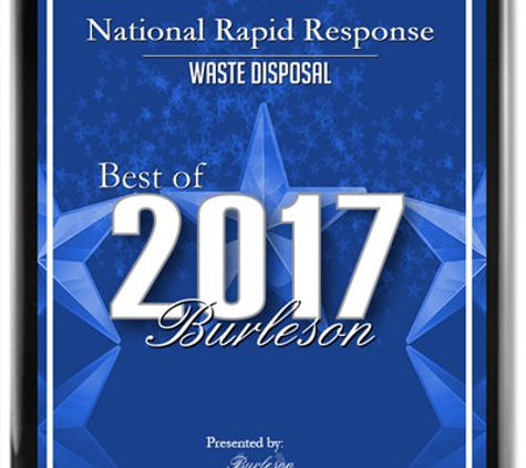 National Rapid Response - Burleson, TX. Nationwide Waste Management