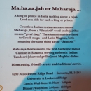 Maharaja Indian Cuisine - Indian Restaurants