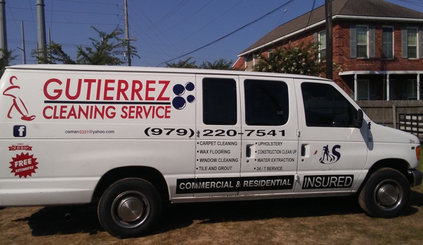 Gutierrez Cleaning Service - Bryan, TX. Van work
