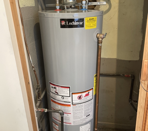 Aladdin Heating & Cooling. Water tank