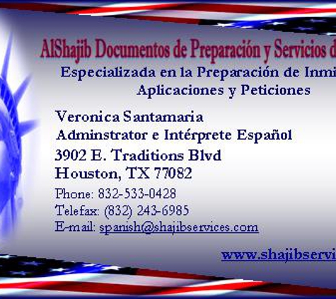 AlShajib Documents Preparation and Translation Services - Houston, TX