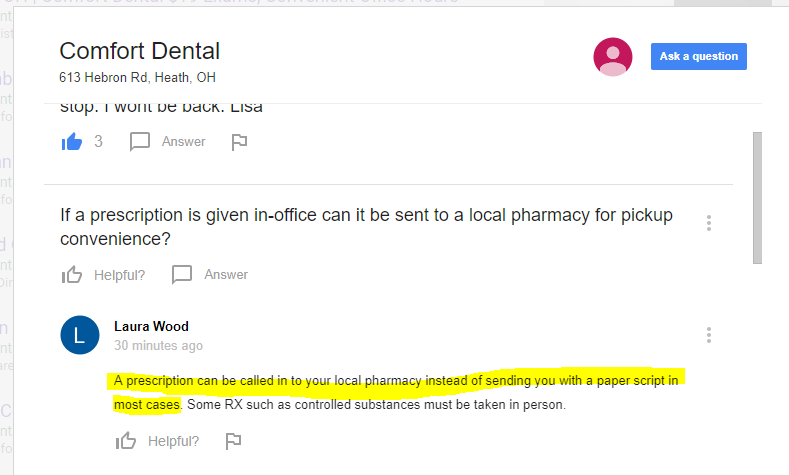 Comfort Dental 613 Hebron Rd Heath Oh 43056 Yp Com