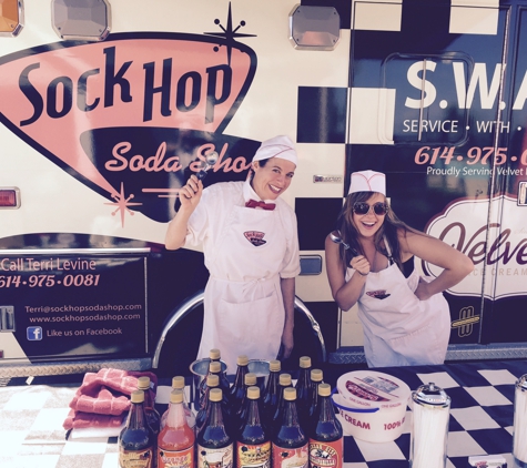 Sock Hop Soda Shop. Having a party emergency... call the SWAT team... that’s service with a twist.  We are a 50’s Mobile Diner with a full hot and cold menu.