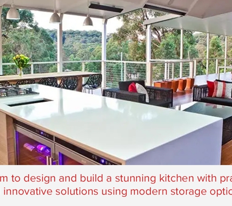 AdBuilt. We aim to design and build a stunning kitchen with practical and innovative solutions using modern storage options.
