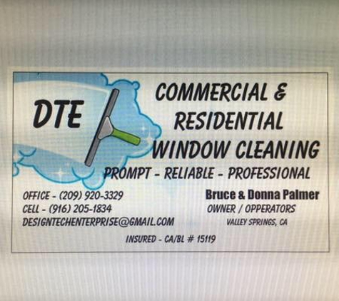 DTE Window cleaning - Valley Springs, CA