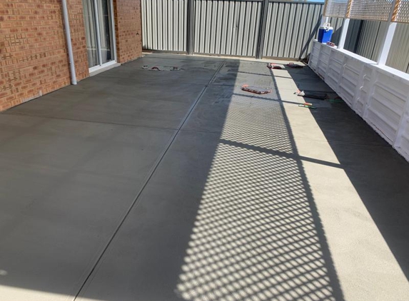 Gane Concrete - South Brighton, SA. Our new patio at home .....