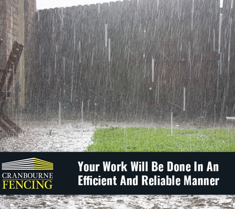 Cranbourne Fencing - Cranbourne, VIC. Your Work Will Be Done In An Efficient And Reliable Manner