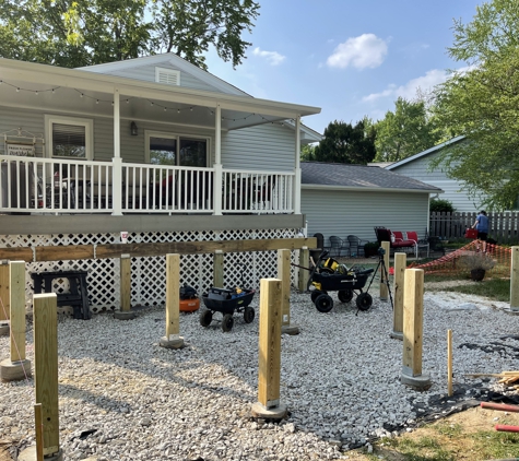 Kehns handyman services - Florissant, MO. Building a pool deck