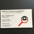 Who R U Private Investigations