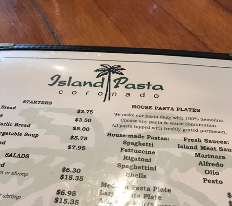 Island Pasta Coronado - Coronado, CA