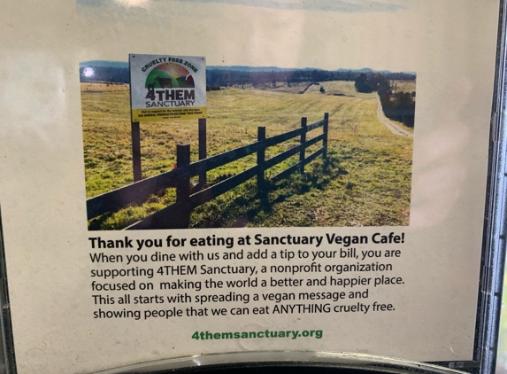 Vegan sanctuary cafe - Knoxville, TN