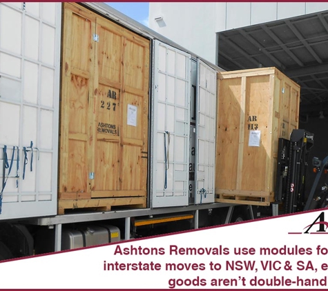 Ashtons Removals - Molendinar, QLD. Ashtons Removals use modules for storage & interstate moves to NSW, VIC & SA, ensuring your goods aren't double handled.