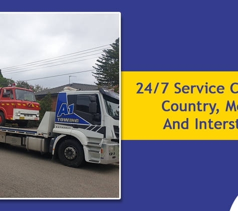 A1 Towing Bathurst - Kelso, NSW. 24/7 Service Covering Country, Metro And Interstate