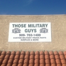 THOSE MILITARY GUYS - Surplus & Salvage Merchandise