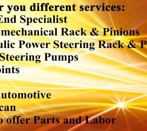 POWER STEERING AUTO REPAIR - West Park, FL