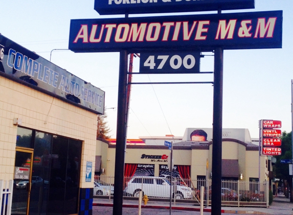 Automotive M & M - Sherman Oaks, CA. Automotive M & M