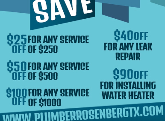 Plumber Rosenberg TX - Richmond, TX