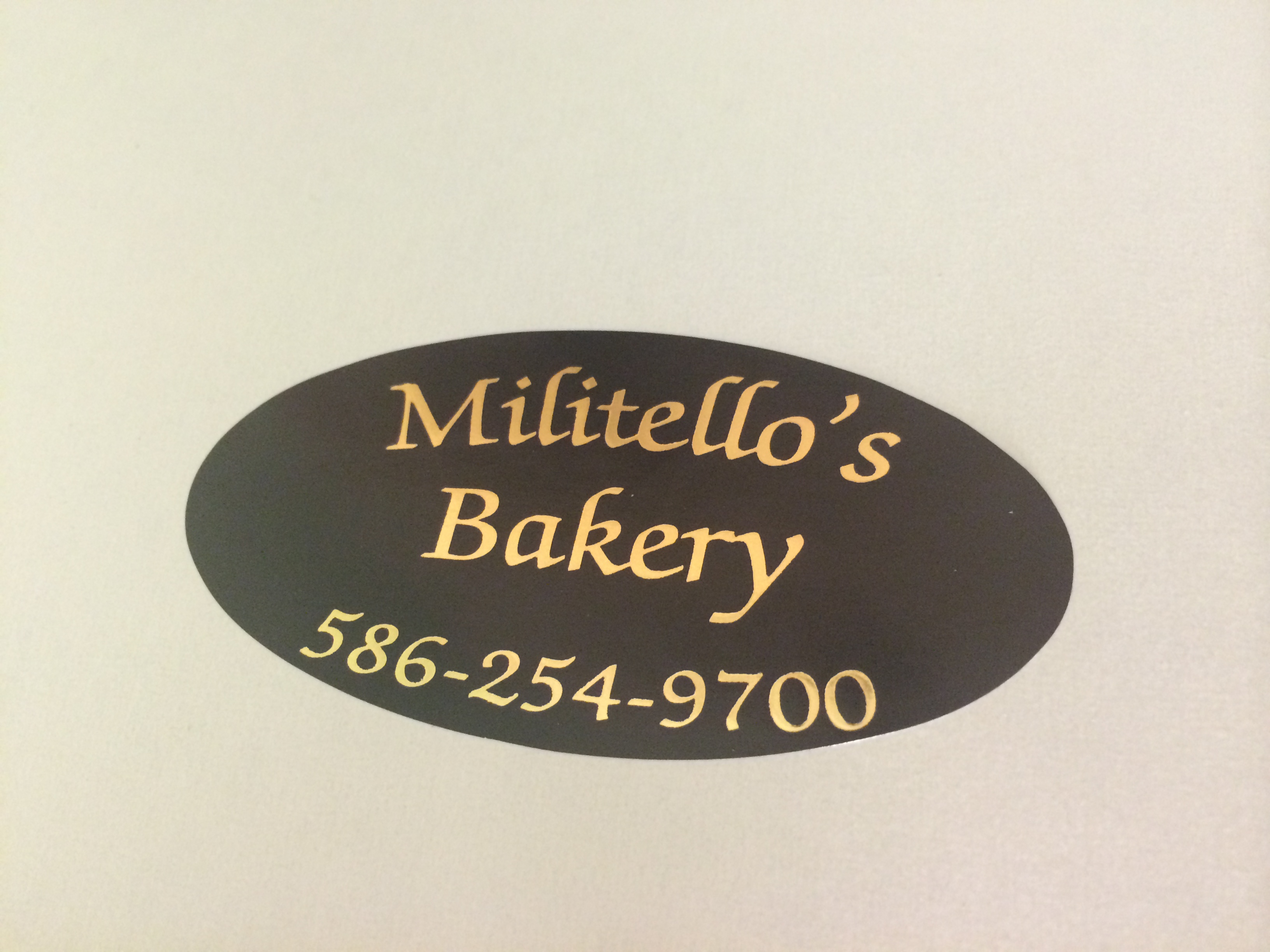 Militello's Bakery 52950 Van Dyke Ave, Shelby Township, MI 48316