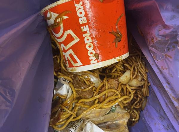 Noodle Box Stones Corner - Greenslopes, QLD. Chinese combination noodles - Smells like rotten food