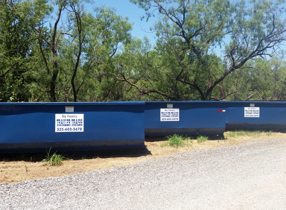 big country trailer trash - abilene, TX. 10 Yard container
12' L x 6' W x 4' H