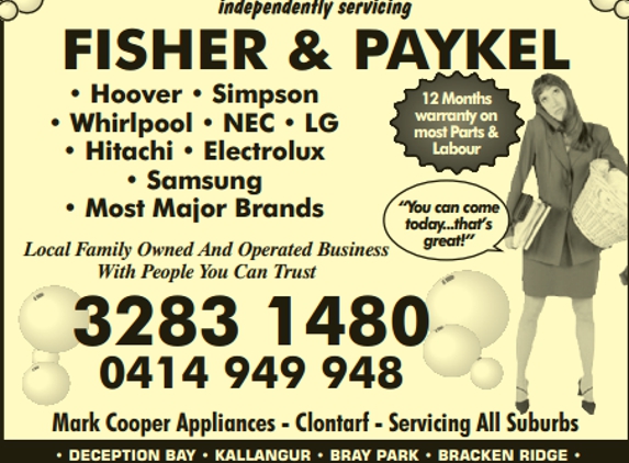 Mark Cooper Appliances - Clontarf, QLD