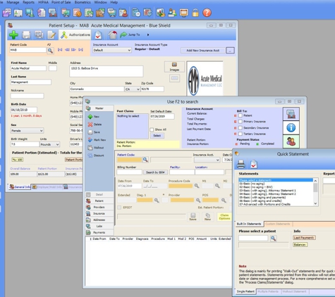 Acute Medical Management LLC - Austin, TX. Feature rich medical billing software