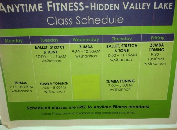 Anytime Fitness - Hidden Valley Lake, CA