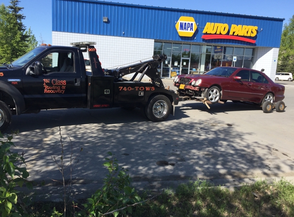 1st Class Towing & Recovery - Anchorage, AK. Add a Caption (optional)All-wheel-drive Mercedes