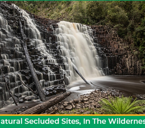 Crayfish Creek Caravan Park and Holiday Cabins - Crayfish Creek, TAS. Natural Secluded Sites, In The Wilderness