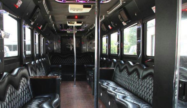 Price 4 Limo & Party Bus, Charter Bus. charter bus interior