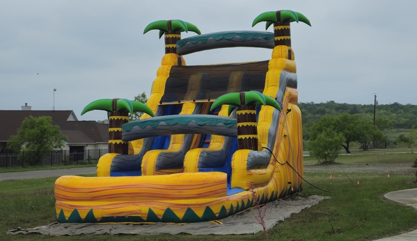 Zero Gravity Bouncers And Party Rentals - Pipe Creek, TX. dual lane lava slide