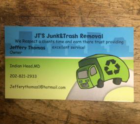JT's Junk&Trash Removal,LLC - indian head, MD