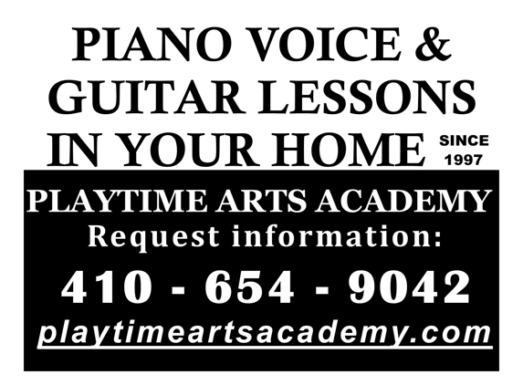 Playtime Arts Academy - In home Music Lessons - Owings Mills, MD