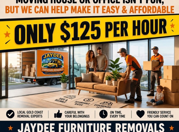 Jaydee Furniture Removalists - Upper Coomera, QLD