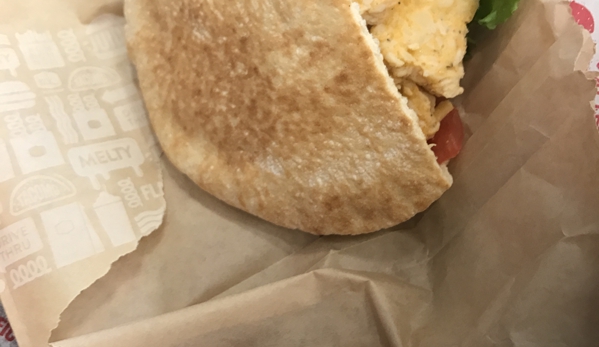 Jack in the Box - Washington, UT. Chicken fajita pita