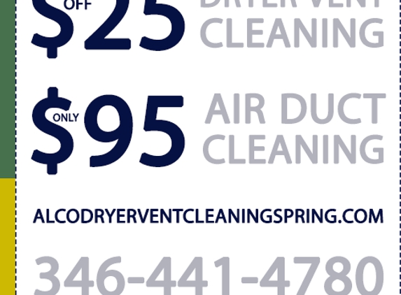 ALCO Dryer Vent Cleaning Spring TX - Spring, TX