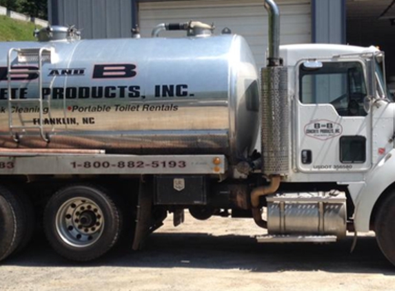 B &B Concrete Products INc - Franklin, NC