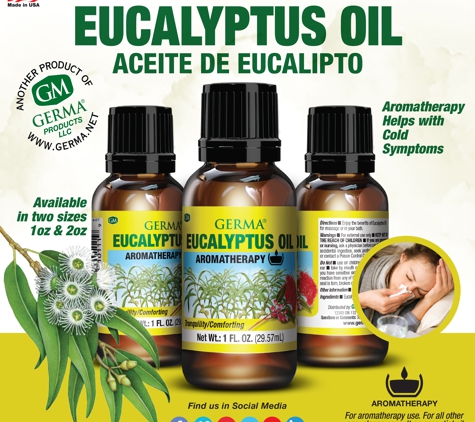 Germa Products - Miami, FL. 112-31 Germa® Eucalyptus Oil - 1oz