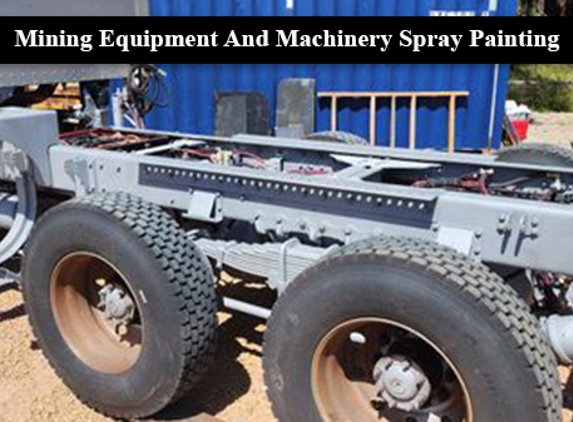 Mobile Sandblasting and Spray Painting - Seville Grove, WA. Mining Equipment And Machinery Spray Painting