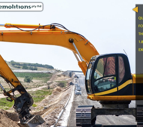 Townsville Demolitions. The Size Options And Capability Of Our Plant Ensures We Have The Equipment To Meet Your Exact Needs